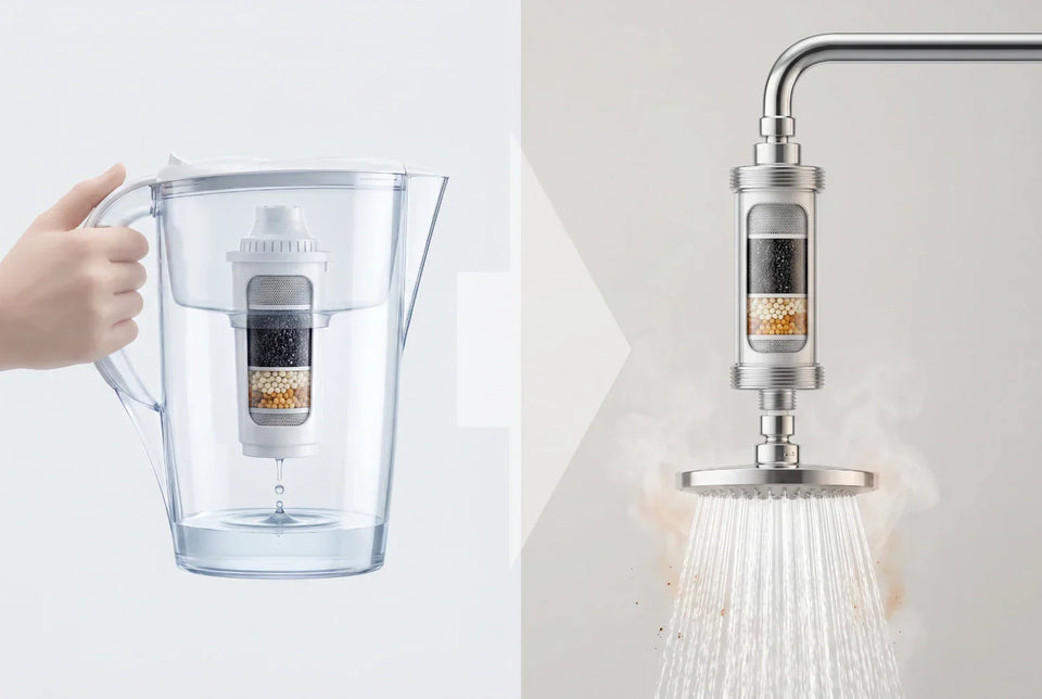 A Shower Isn't a Tap (And a Shower Filter Shouldn't Be One)