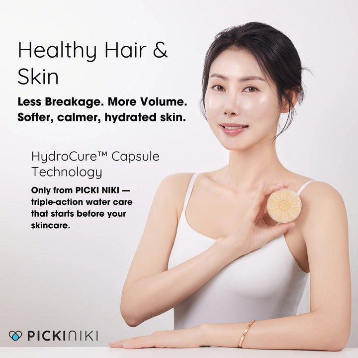 Healthy hair and skin benefits with HydroCure Capsule Technology