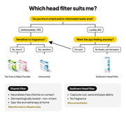 Which head filter suits me: Vitamin C Gel Filter or Sediment Head Filter